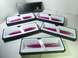 Sheaffer Vfm 5 Ballpoint Pen Pink Sapphire Bp Mbk In Brand Box With Sku,New - $300.00