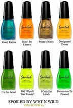 PACK OF 8  WET N WILD Spoiled Nail Color COLLECTION #5 - £12.45 GBP