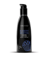Aqua Blueberry Muffin Flavored Water Based Intimate Lubricant - 2 Fl. Oz. - $11.95