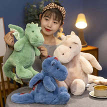Hot Cute Flying Dragon Plush Toys Kawaii Animal Dinosaurs Pillow Stuffed Soft Do - £8.59 GBP