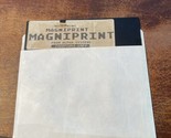 ATARI 400/800 MAGNIPRINT computer Software 5.25” Floppy Disk 1984 - £7.88 GBP