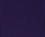 Cotton 1/8" Stripe Purple and Black Stripes Striped Fabric Print by Yard... - $15.95