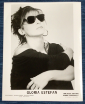 Vtg B/W Press Photo Gloria Estefan Singer Songwriter Actress 8x10 Promo 892A - £11.59 GBP