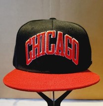 Chicago Embroidered Logo Black /Red Badge Unisex Baseball-Style Cap - £18.28 GBP