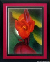 Georgia O&#39;Keeffe Flower Art Framed Print - £37.61 GBP