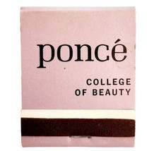 Ponce College Of Beauty Vintage Matchbook Cali Nevada Matches Unstruck E19C - $14.99