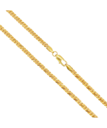 22ct Yellow Gold Curb Chain Necklace 22 Inches 4mm Width - $5,548.54 CAD