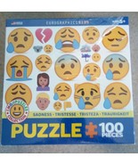 EuroGraphics Kids  EMOJI PUZZLE Sadness 100-Piece Jigsaw Puzzle - $9.49