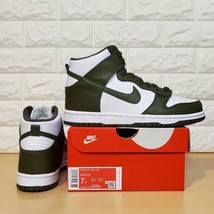 Authenticity Guarantee 
Nike Dunk High GS Size 7Y / Womens 8.5 White Cargo Kh... - £128.66 GBP