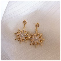 quality Personality ear-rings Long Tassel elegant Hollow five-pointed star Tempe - £6.40 GBP