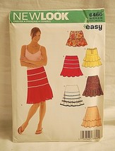 New Look Easy 6460 Sewing Pattern Size A 6 ~ 16 Misses Skirt Six Sizes n One NOS - £7.81 GBP