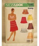 New Look Easy 6460 Sewing Pattern Size A 6 ~ 16 Misses Skirt Six Sizes n... - £7.80 GBP