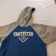Holloway Marbury Fastpitch Men’s Blue & Gray Cotton Blend Hoodie Sweatshirt Sz S image 8