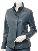 LE Women Leather Jacket in Green Bryant - $139.99+