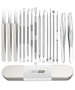 16 PCS Pimple Popper Tool Kit, Blackhead Remover Tools, Acne Extractor T... - $29.69