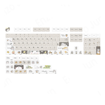 Anymob Keycap Keyboard White 131 Korean Keys Mechanical Switch Touch Cli... - $59.50