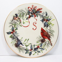 Lenox Winter Greetings Artist Catherine McClung 11-inch Dinner Plate - $34.00