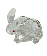 Shannon Crystal Godinger Rabbit Red Eye 4&quot; Faceted Crystal Sculpture Fig... - £28.06 GBP