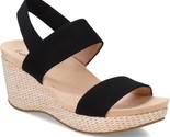 LifeStride Women Slingback Wedge Heel Sandals Delta Size US 8.5M Black C... - $19.01
