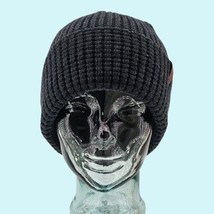 Obermeyer Hat Beanie Basalt Big Sur Cuffed Rib Knit Foldover Cuff Minima... - $33.28