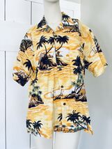 Steve &amp; Barry’s Classic Hawaiian Mens Shirt Sunset Palm Tree Beach Swim ... - $14.00