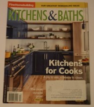 Fine Homebuilding Kitchens &amp; Baths Magazine Fall/Winter 2020 Kitchens for Cooks - £6.05 GBP