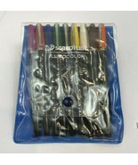 Vintage Staedtler Lumocolor Markers Pens Permanent Set 9 Multi Color 778... - $243.36 MXN