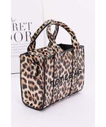 Leopard Patent Faux Leather Tote Bag - Stylish, Durable, Crossbody Design - $28.50