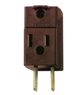 Leviton 531 Non-Grounding Cube Adapter 125V 15A 3 Outlet, Brown 1 Pack o... - $1,332.99 MXN