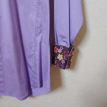Bertigo | Men's Purple Long sleeve Button down Casual Shirt image 9