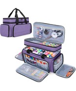 LUXJA Large 2 Layers Sewing Organizer Bag with 5 Detachable Dividers Sew... - $1,048.95 MXN