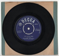 Marianne Faithfull This Little Bird/Morning Sun 1965 Original UK Single Decca - £3.41 GBP