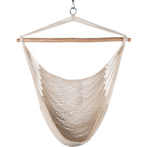 Lazy Daze Hammocks Hanging Caribbean Hammock Chair, Soft-Spun Cotton Rop... - $69.00