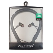 MS-T25 Neckband Wireless Bluetooth Sport Headset BLACK - £7.54 GBP