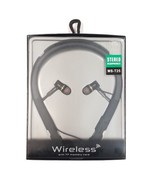 MS-T25 Neckband Wireless Bluetooth Sport Headset BLACK - £7.42 GBP