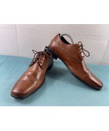 Stacy Adams Oxford Men 8 M Atwell Dress Shoes Brown Leather Lace Up Work - €23,83 EUR