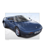 LOTUS ELAN M100 PRINT - PERSONALISED ILLUSTRATION OF YOUR CAR - $35.88 CAD