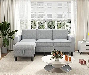 Convertible Sectional Sofa Couch, 78&quot; L-Shaped Couches For Living Room L... - $621.99