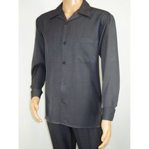 Men's MONTIQUE Two Piece Set Walking Leisure Suit Long Sleeves 1641 Gray image 4
