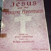 Jesus And His Twelve Apostles Sheet Music By Campbell And Ward-Stephen 1931 - £7.10 GBP