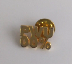 Vintage PWU 00% Gold Tone Lapel Hat Pin - £5.81 GBP