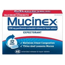 Mucinex Expectorant - Maximum Strength - 48 ct. - £28.43 GBP
