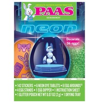 PAAS Neon Easter Egg Decorating Kit - $14.84