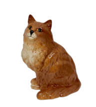 Beswick England Ginger Red Orange Persian Cat Seated Sitting 8&quot; Figurine... - $39.59