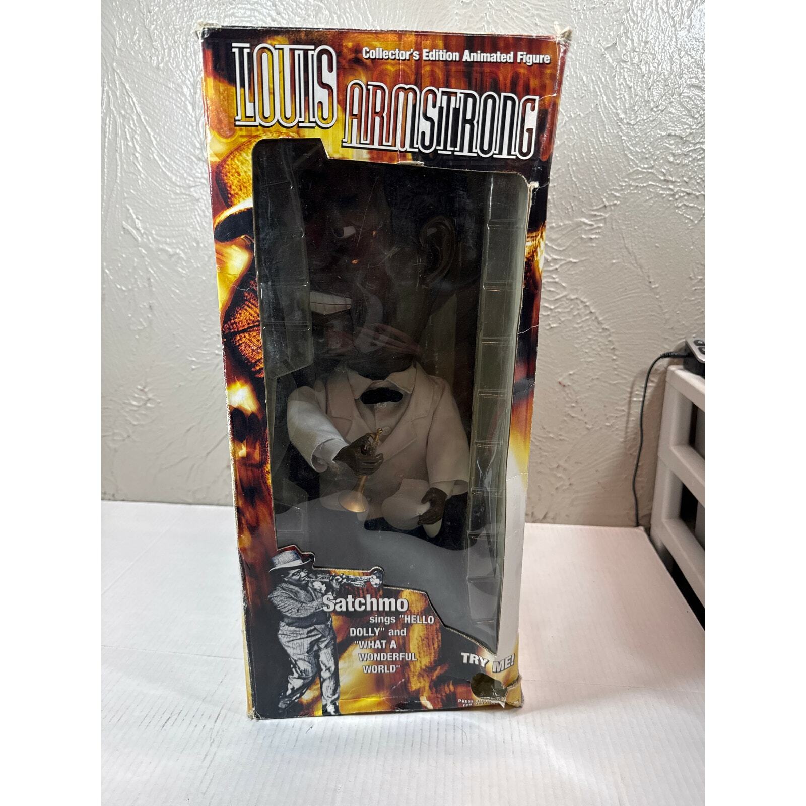 Louis Armstrong Satchmo Animated Singing Figure 19" Works Gemmy 2002 Item image 4