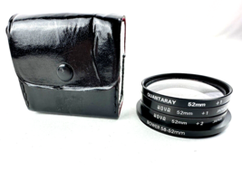 Hoya 52mm Magnification Filter Lenses +1 +2, Quantaray +1, Step Down 58m... - $29.69