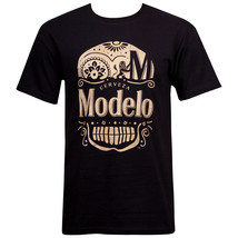 Modelo Especial Gold Ink Day of the Dead Black T-shirt Black - £27.96 GBP