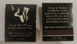 SET OF 2 NICOLE ST PIERRE MAITLAND FL MatchBook Full and Unstruck - £3.56 GBP