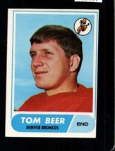 1968 Topps #42 Tom Beer Ex Broncos *X50381 - £1.83 GBP