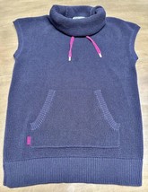 Ralph Lauren Active Funnel Neck Sleeveless Sweater Women’s Medium Navy Blue - £17.56 GBP